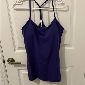 lululemon athletica Purple t-back top